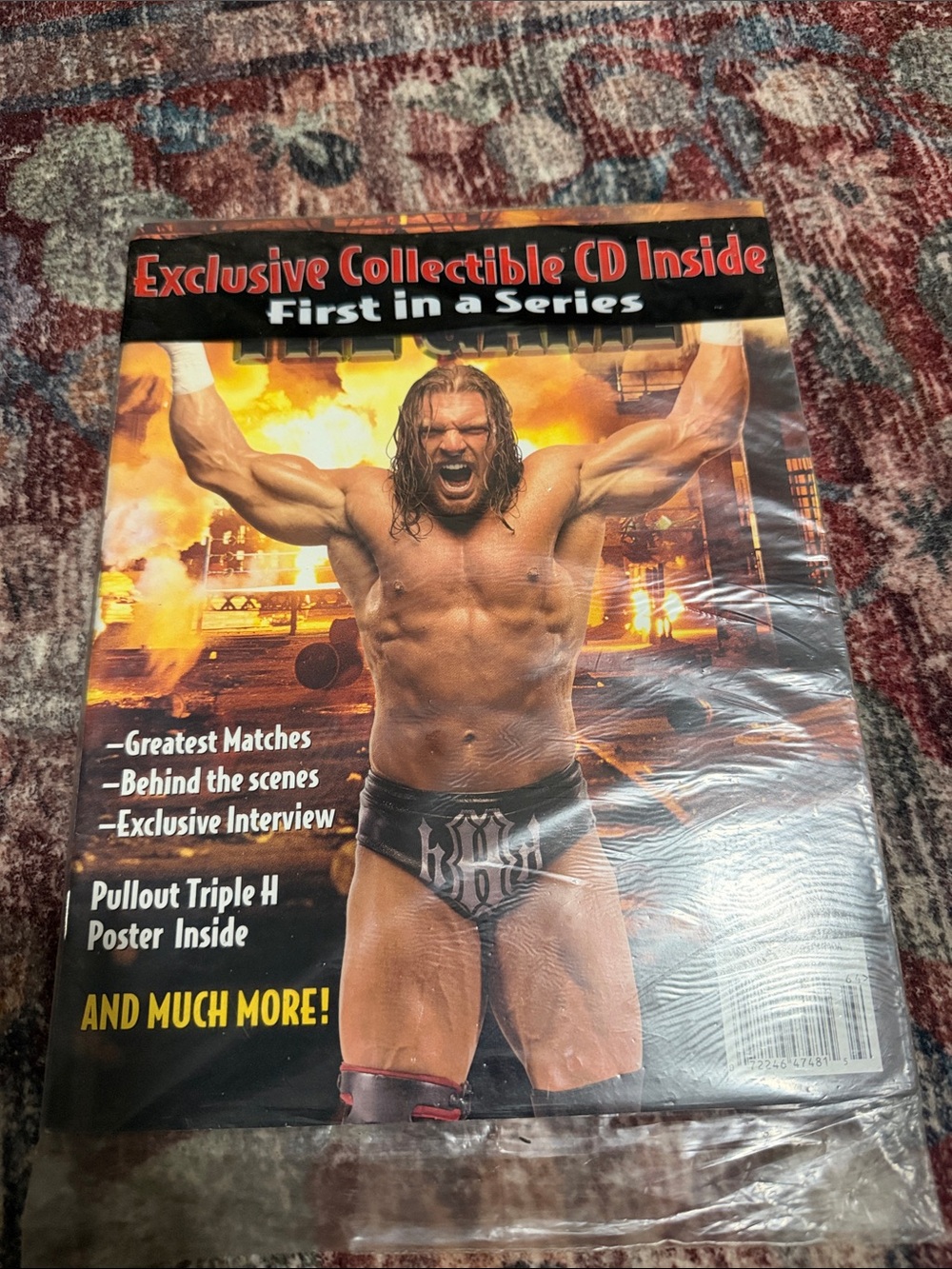 WWE exclusive collectible cd inside - The Game A special collectors issue